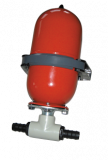 Johnson Pump Accumulator ( Expansietank )  Voordruk 0 8bar  Werkdruk max. 12bar  Slangaansluiting Ø1
