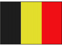 BELGISCHE VLAG 20X30