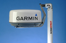 Mounted on 2.5m SC100 Pole Mount - for 2kW / 4kW Raymarine, Garmin and Navico BR24 / 3G / 4G radomes