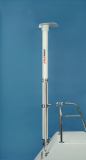 2.5m (8.3') complete pole system for Raymarine 37STV, Intellian i3, Sea-Tel Coastal 14