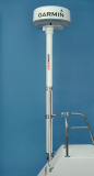 2.5m (8.3') complete pole system for Raymarine STV45 / Intellian i4