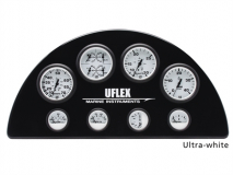 Uflex Ultra White Brandstofmeter,  53 mm