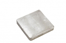 Zinc Plate for Flaps SQUARE without holes 100x100 h10