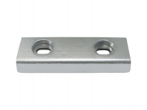 Zinc Bolt-on anode for Hull 300x150x28 H.C. 160