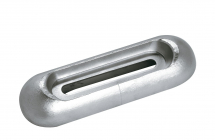 Zinc Bolt-on bar anode UK TYPE - Fairline 200x65x32  H.C.110