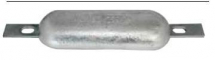 Zinc weld on anode 0,6kg with slotted holes H.C.200