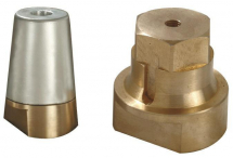 Zinc Radice  exagonal  prop nut (complete with Brass plug) shaft Ø 22-25mm
