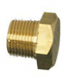 Zinc Yanmar Brass plug for pencil anode th.3/8'' Gas Conico