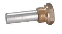 Zinc+Brass Pencil complete anode  Ø3/8'' L=1-3/4'' thread=1/4''NPT