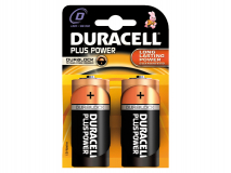 DURACELL PLUS MN1300, D, 2-PACK