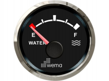 Silver serie tankmeter water NMEA2000 zwart
