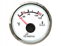 Silver serie watertemperatuur meter NMEA2000 wit