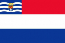 Nederlandse vlag met inzet Zeeuwse vlag