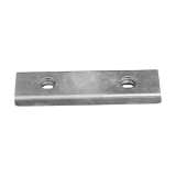 Zinc Bolt-on anode for Hull 325x80x30 H.C. 180