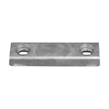 Zinc Bolt-on anode for Hull PIASTRA 250x65x35 H.C. 180