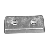 Zinc Bolt-on anode for Hull 210x100x30 H.C.100