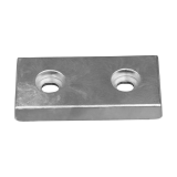 Zinc Bolt-on anode for Hull 210x100x30 H.C. 110