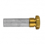 Zinc+Brass Yanmar pencil anode Ø12,7 L.38 with brass plug 3/8''NPT