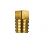 Brass Caterpillar brass plug th. 1/4'' GAS CONICO  for pencil anode