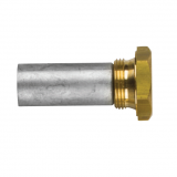 Zinc+Brass Baudouin pencil anode Ø 20 L.45 complete with brass plug th.24X1,5