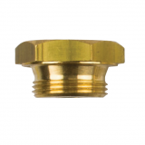 Brass Baudouin brass plug th. 24X1,5  for pencil anode