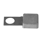Zinc Plate for standing buoy with stainless steel strap insert