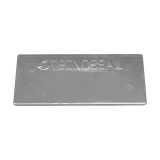 Zinc Solid plate without holes  300x150x10