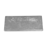 Zinc Solid plate without holes  300x150x16,5