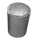 Zinc Radice exagonal prop nut (anode only) shaft Ø 45mm