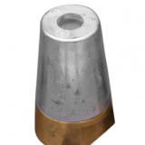 Zinc Radice conical prop nut (complete with Brass plug) shaft  Ø 30mm