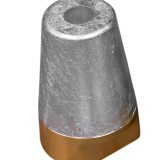 Zinc Radice conical prop nut (complete with Brass plug) shaft Ø 50mm