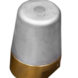 Zinc Radice conical prop nut (complete with Brass plug) shaftØ 100mm