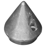 Zinc Max Prop cone shape anode