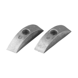 Zinc Volvo small plates for folding propeller 110,120, S-B, S-C (sold in pairs)