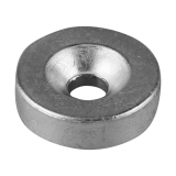 Zinc Mercury button anode for engines Ø24 H.6,5