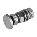 G/Steel Weld on zinc plated stud diam.10