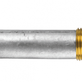 Zinc+Brass Cummins pencil anode Ø 12,5 L.50,8 complete with brass plug th. 1/2'' GAS CONICO  for pen