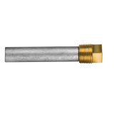 Zinc+Brass UNIVERSAL pencil anode Ø14 L.71 complete with brass plug th.1/2'' GAS