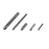 Zinc UK type pencil anode with steel insert  - Barrottino tipo UK con inserto