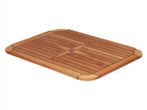 TAFELBLAD TEAK 'CLASSIC SOFT' 51X75CM