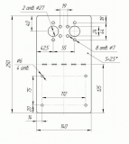 Bracket 2d/44d