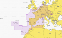 Kaart 46XG Central & West-Europe MSD - 010-C1354-30