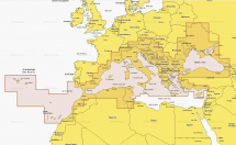Kaart 43 Mediterranean & Back sea MSD updates - 10-C1351-30