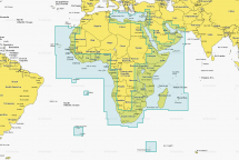 Kaart Large Platinum+ Africa & Middle East - 010-C1307-40