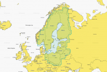 Kaart Large Platinum+ Baltic Sea - 010-C1352-40