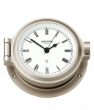 CW130001 - Nautik brass nickel plated Ship's clock