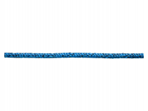 Allround UHMWPE lijn met polyester mantel blauw/zwart 5mm 50m