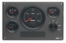 Motorpaneel type MP34 12V, Zwart (0-4000 rpm)