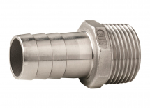 Hose connector AISI 316 male G1''
