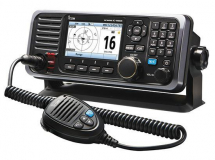 Marine VHF radio INT/Basel channels, ATIS, DSC, AIS RX, Optional Command Mic, NMEA2000, IPX8